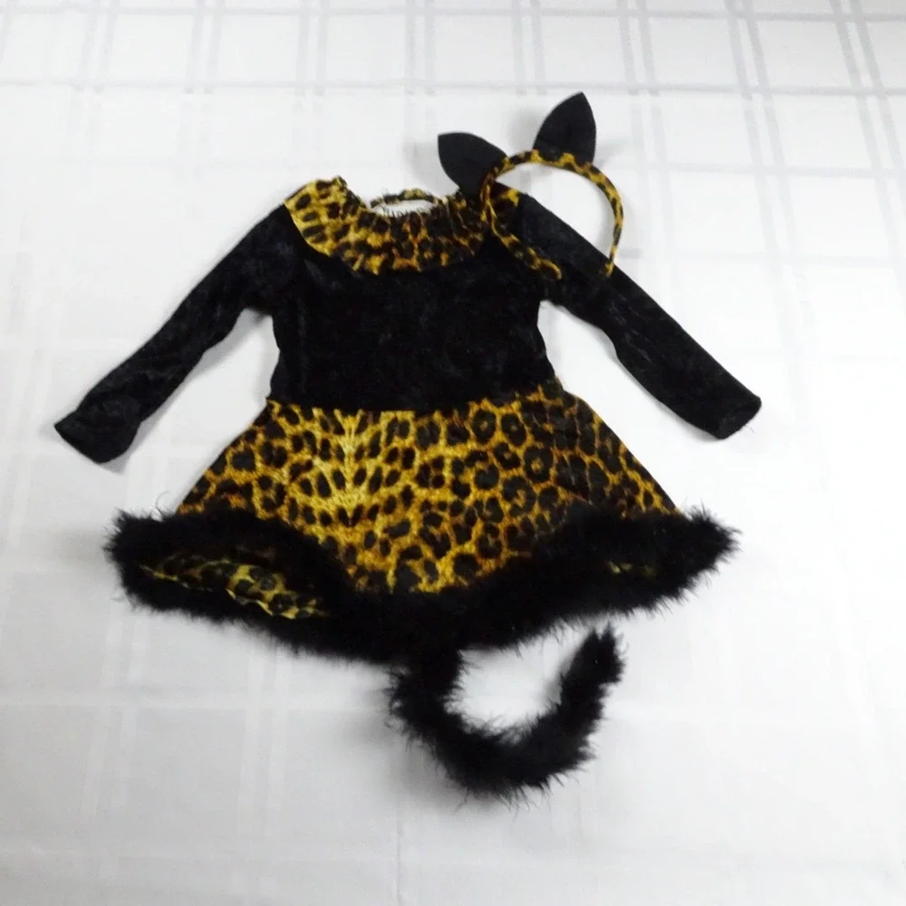 Charades Baby‎ Leopard Cat Dress Costume. Size infant